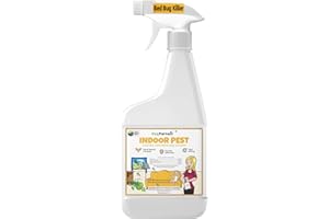 BugPursuit Bed Bug Spray 24 Oz, Carpet Beetle Killer, Indoor & Outdoor Bug Control for Mite, Ant, Spider and Flea, Plant Extract Based Non Toxic Bed Bug Killer, Child & Pet Safe