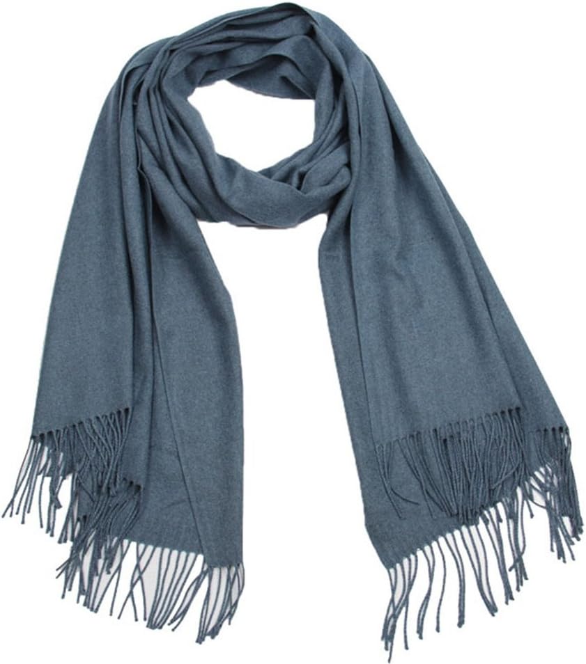 Plain Scarf Woolen Feel Muffler Large Blanket Winter Wraps Shawl foci cozi …