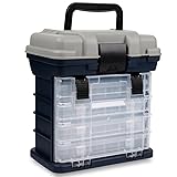 Sougayilang Fishing Tackle Box Portable 4 Layers