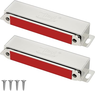 Jiayi Magnetic Door Catch 2 Pack Heavy Duty 40KG Stainless Steel Cabinet Latch