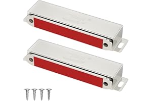 Cabinet Magnets Jiayi 2 Pack Cabinet Door Magnet 90 Lbs Stainless Steel Cabinet Magnetic Catch Heavy Duty RV Magnetic Cabinet