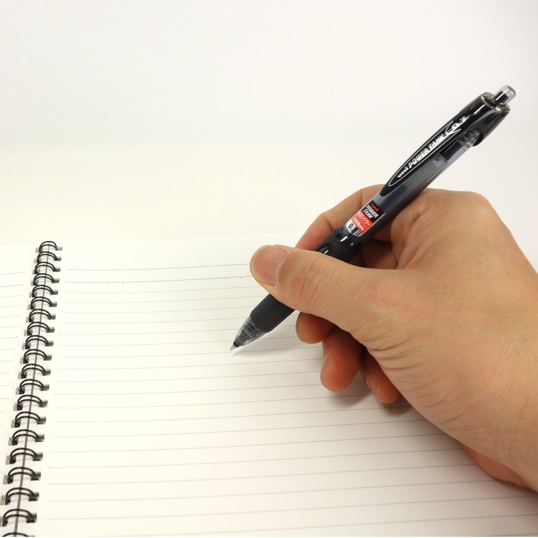 Uni Power Tank Ballpoint Pen - 0.7 mm - Black Body - Black Ink - Image 5
