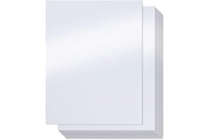 JRVT Bubbley White Shimmer Paper - 100-Pack Metallic Cardstock Paper, 92 lb Cover, Double Sided, Printer Friendly - Perfect for Weddings, Birthdays, Craft Use, Letter Size Sheets, 8.5 x 11 Inches