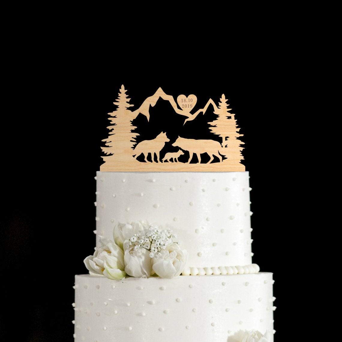 Wolf Wedding Cake Topper Wolf Cake Topper Wolves Cake Topper Cake