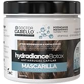 Doctor Cabello Hydradiance Hair Mask 16 fl oz, Anti-Frizz Hair Filler Treatment with Hyaluronic Acid, Collagen and Keratin, Deep Repair and Volume Control for Dry, Damaged and Frizzy Hair