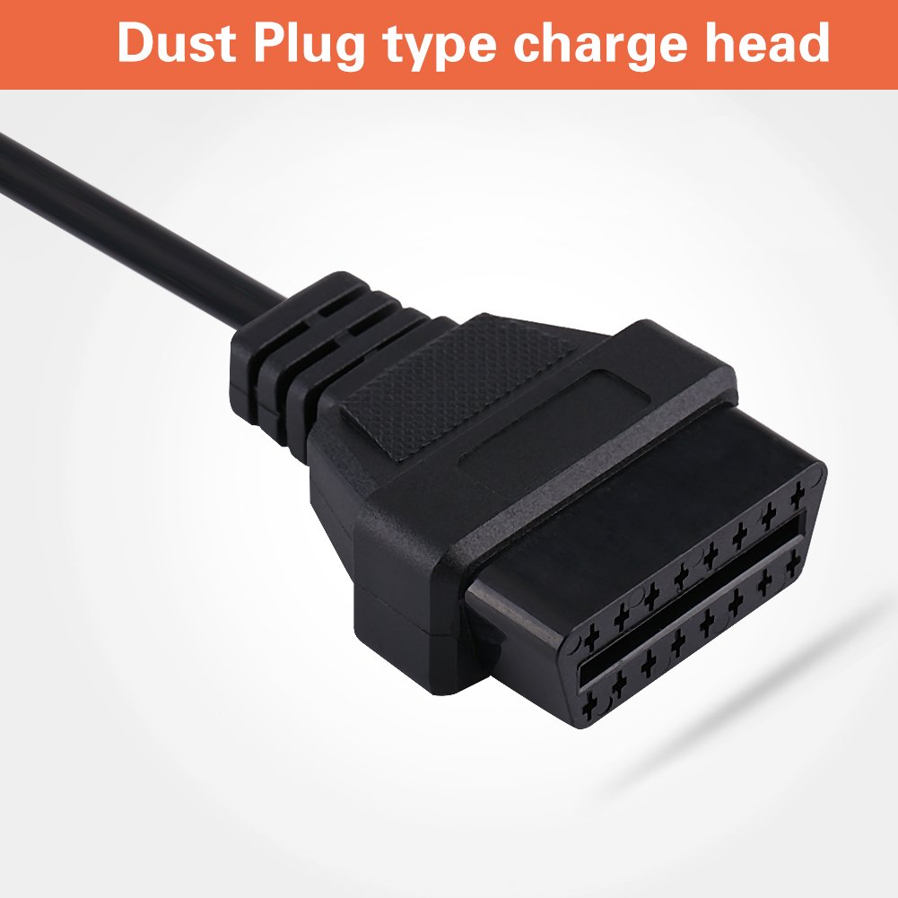 EVGATSAUTO Cavo Diagnostico Automatico ABS a 16 Pin, 16 Pin OBD2 a