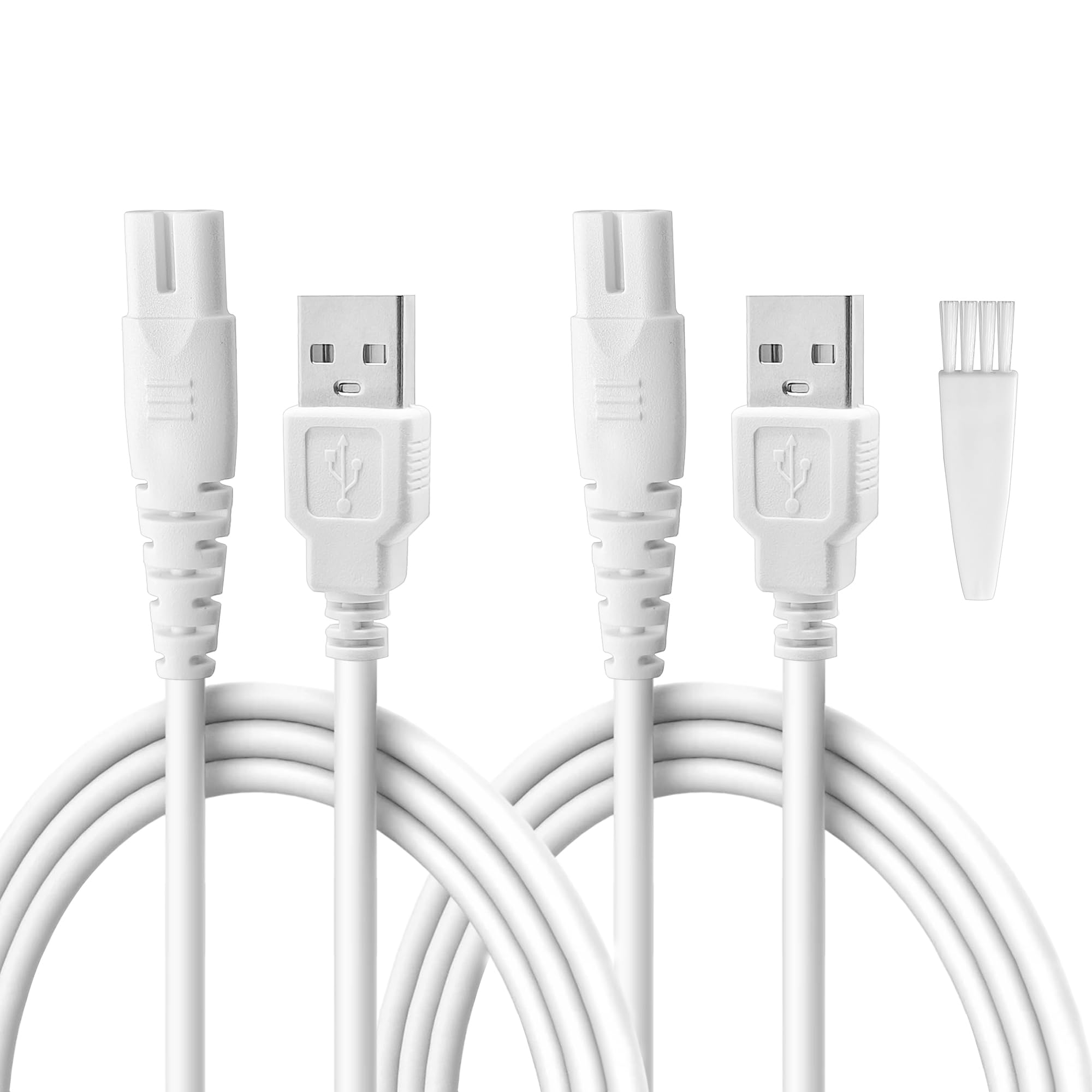 Photo 1 of 2 Pack Replacement Charger Cable for Electric Callus Remover for Feet, Compatible with Pritech Callus Remover BCM-1138 Electric Foot Callus Remover, Adapter USB Cable for Electric Feet Callus Remover