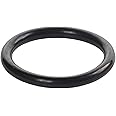M1x23 Buna-N O-Ring, 90A Durometer, Round, Black, Buna-N, 23 mm ID, 25 mm OD, 1 mm Width (Pack of 10)