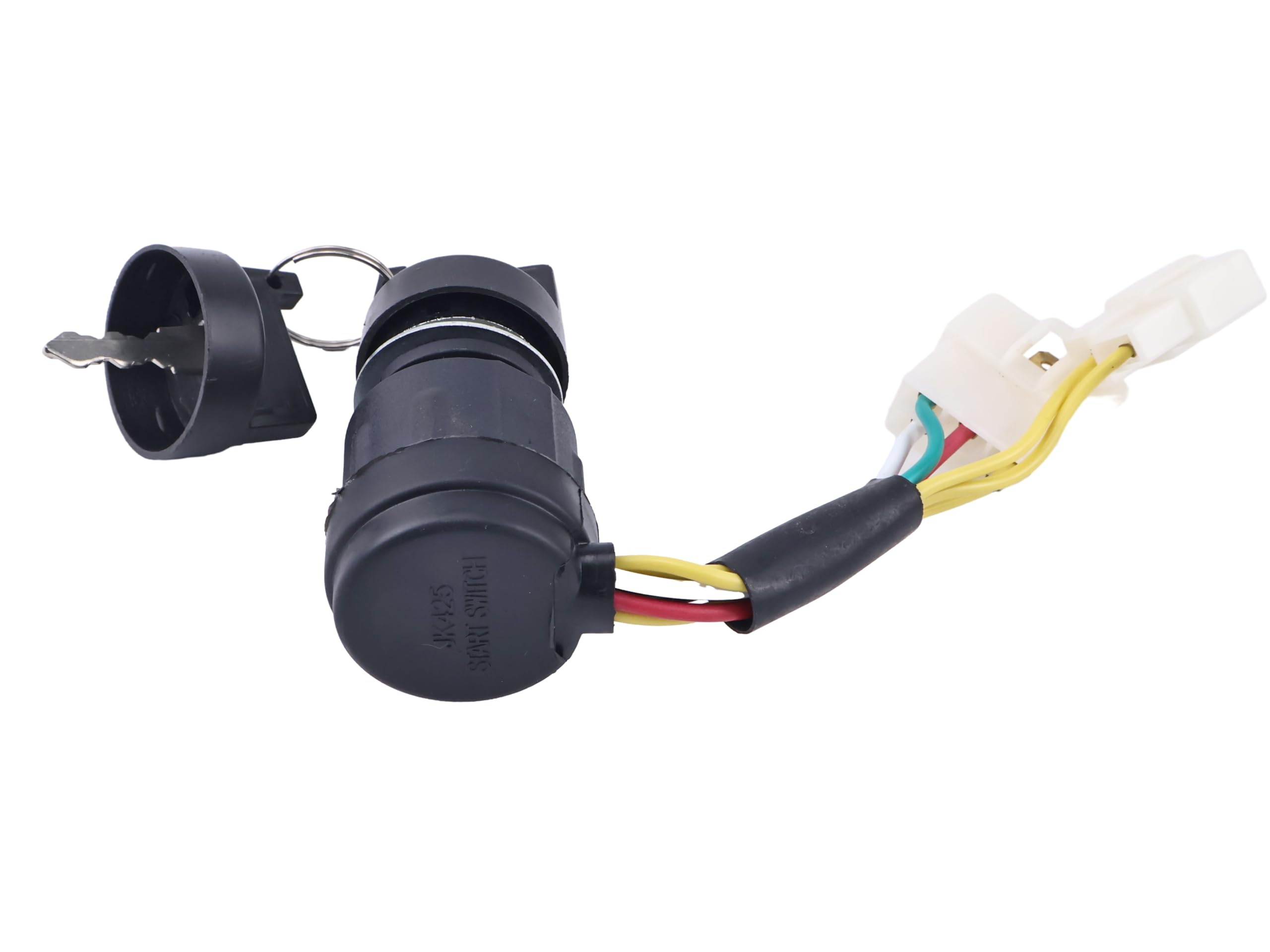 Photo 1 of Czomoizc New 5 Pin JK425-2 Ignition Lock Start Switch Key Compatible with KGE6500E Generator and Similar Models