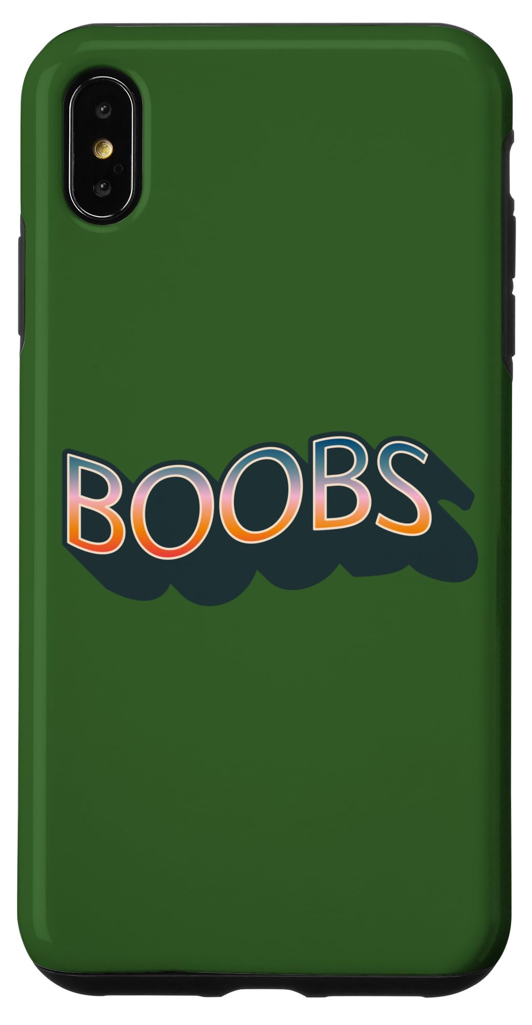 iPhone XS Max BOOBS Vintage Vibes Design Case