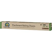 If You Care Parchment Paper Baking Sheets – 3 Pack of 24-Count Precut Liners - Unbleached, Chlorine Free, Greaseproof, Silico