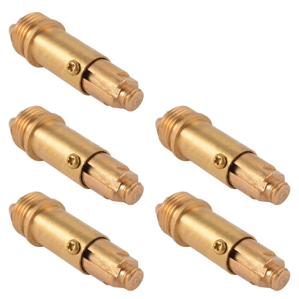 5pcs Basin Pop Up Click Clack Spring Brass Plug Bolt, Replacement for Most Sink Bathtub Basin Drain Stopper