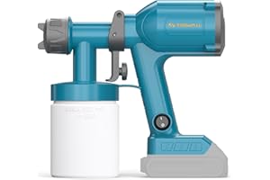 Tilswall Cordless Paint Sprayer, Ultra-Light Electric Paint Sprayer Compatible for Dewalt 20V Battery(Not Included), 20 fl oz
