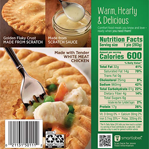 36 Marie Callender s 16 5 Oz Chicken Pot Pie Nutrition Label Labels 2021