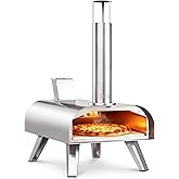 BIG HORN 12" Outdoor Pizza Oven, 1110&deg;F, Wood Pellet, Gas &amp; Electric | Gas &amp; Electric Burners Sold Separately &mdash; Wood for authentic flavor, gas for quick cooking, or electric for convenient cooking