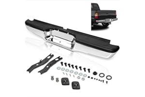 RAINMAN S Rear Steel Step Bumper Assembly Replacement for 1995 1996 1997 1998 1999 2000 2001 2002 2003 2004 Tacoma Truck Replacement for 2283598201