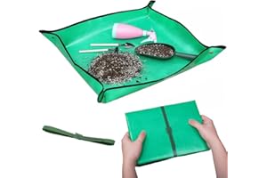 HOT SEAL 39.5"X31.5" Large Repotting Mat for Indoor Plant Transplanting Control Mess, Thickened Waterproof Succulent Potting 