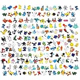POKEEPET 144 Pcs Poke Mini Action Figures PET Set Heroes Action Figure Toy mon 2-3 cm Crazy pet Big Collection