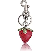 QHSOZ Bag Charm for Handbags, Cherry Bags Charm Strawberry Radish Fruit Bag Charms Car Keychain Accessories