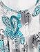 Youtalia Women Paisley Shirt, Summer Sleeveless Scoop Neck Pleat Swing Tunic Tank Top Green Grey XX-Large