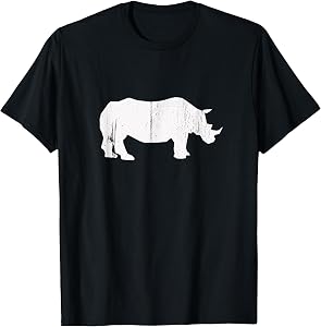Rhinoceros Rhino Style Vintage Classic Men Women T-Shirt