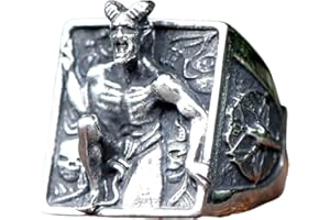 ZMY Home 2023 Skull Ring Cool Evil Death Punk Rock Stainless Steel Rings Aly Style Jewelry