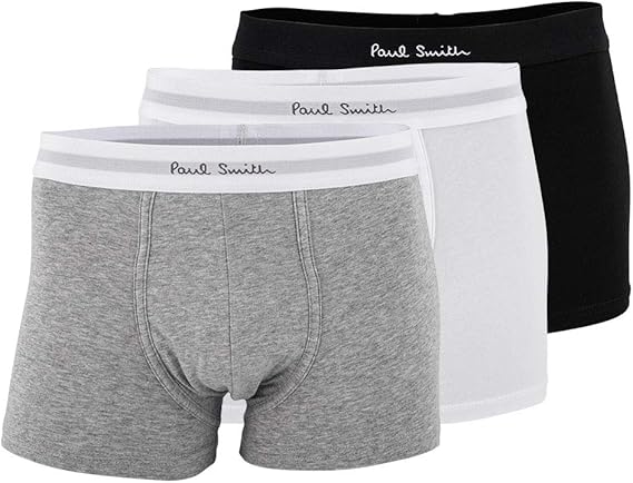 Amazon ポールスミス Paul Smith メンズ ボクサーパンツ 3枚セット 914c パンツ アンダーウェア 下着 おしゃれ Men S Black Boxer Briefs 3 Pack 並行輸入品 ボクサー 通販
