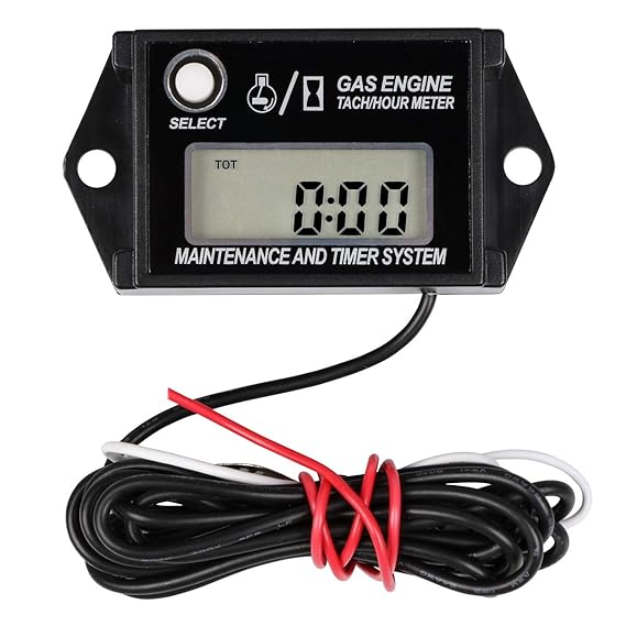 Digital Tachometer Tachometer RPM Drehzahlmesser für Schneemobil Ski Motor Bike Go-Kart Rasenmäher