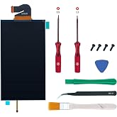 Wigearss LCD Panel for Switch Lite Screen Replacement, No Touch Digitizer | for Nintendo Switch Lite LCD Replacement, HDH-001 TFT Display, Y and Plus Screwdrivers, Tweezer, Crowbar, Pick, 4 Screws