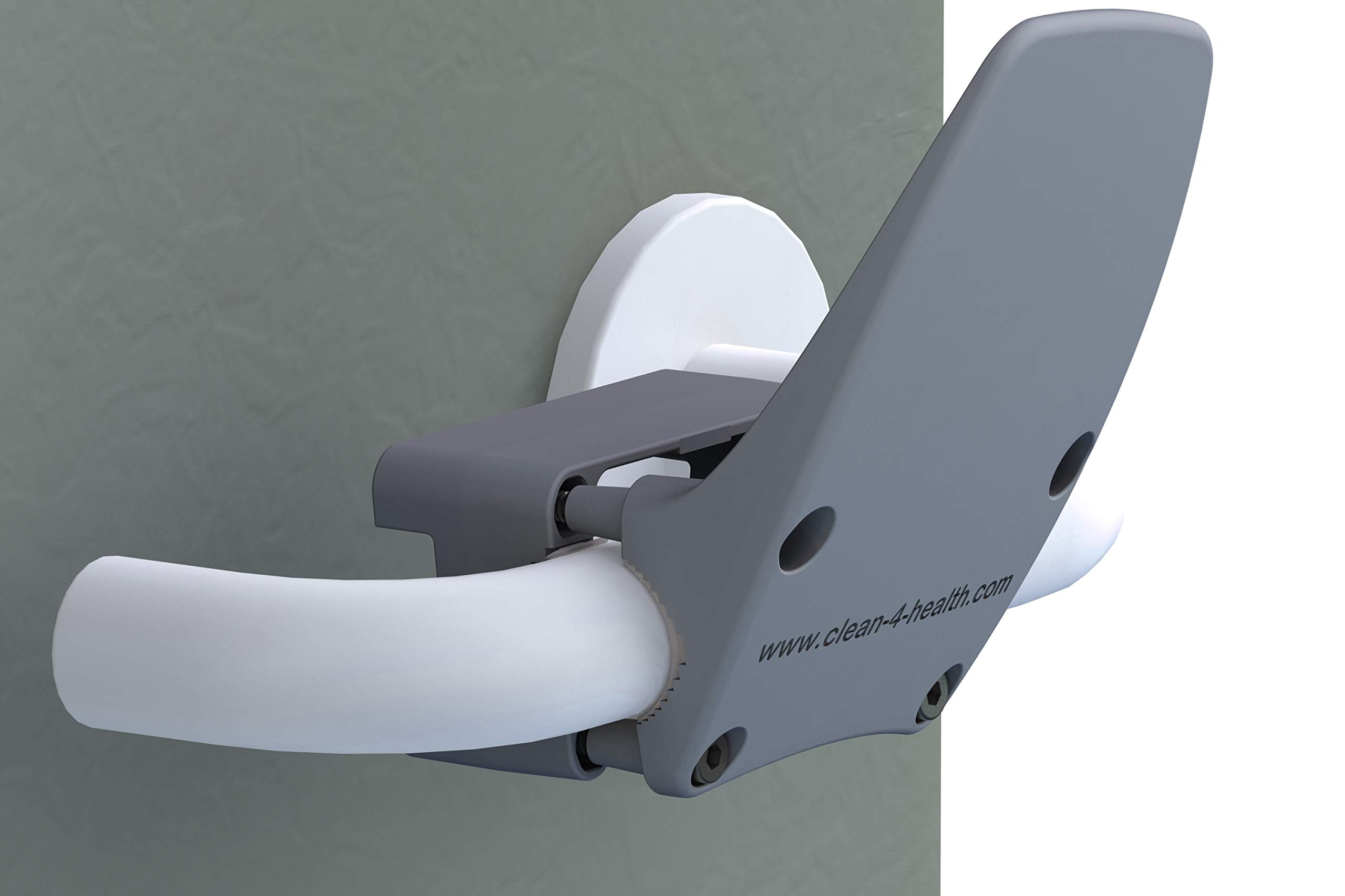 EHMANN Clean4Health Hands-Free Door Opener, 9530x0000, Anthracite, to Avoid Contact with Door Handles, reducing Risk of Infection