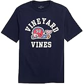 Vineyard Vines Boys Boys' Football Player Whale Short-Sleeve Tee