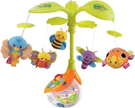 Amazon Com Vtech Sing And Soothe Musical Baby Cot Mobile Toys Games