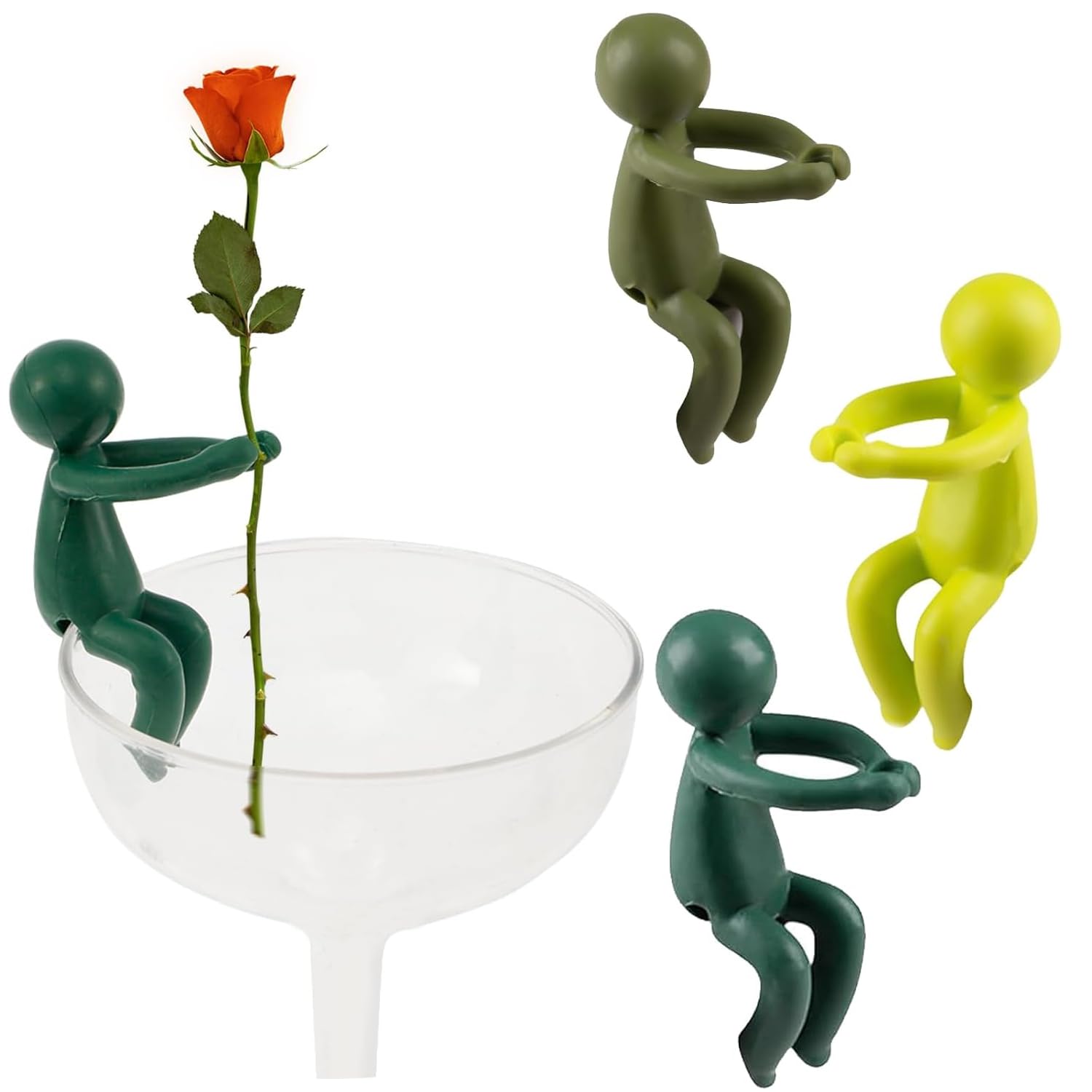 ZKFSIE 3Pcs Plant Propagation Station Plant Supports for Indoor Plants, Plant propagation Plants Vase Decoration Creative Idea, Plant Propagation Buddy for Sprouts Stems Fixed Shoots Cuttings