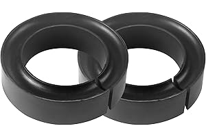 P1TOOLS Heavy-Duty Round Rubber Coil Spring Spacer for Car,Universal Coil Spring Booster 2 Pack