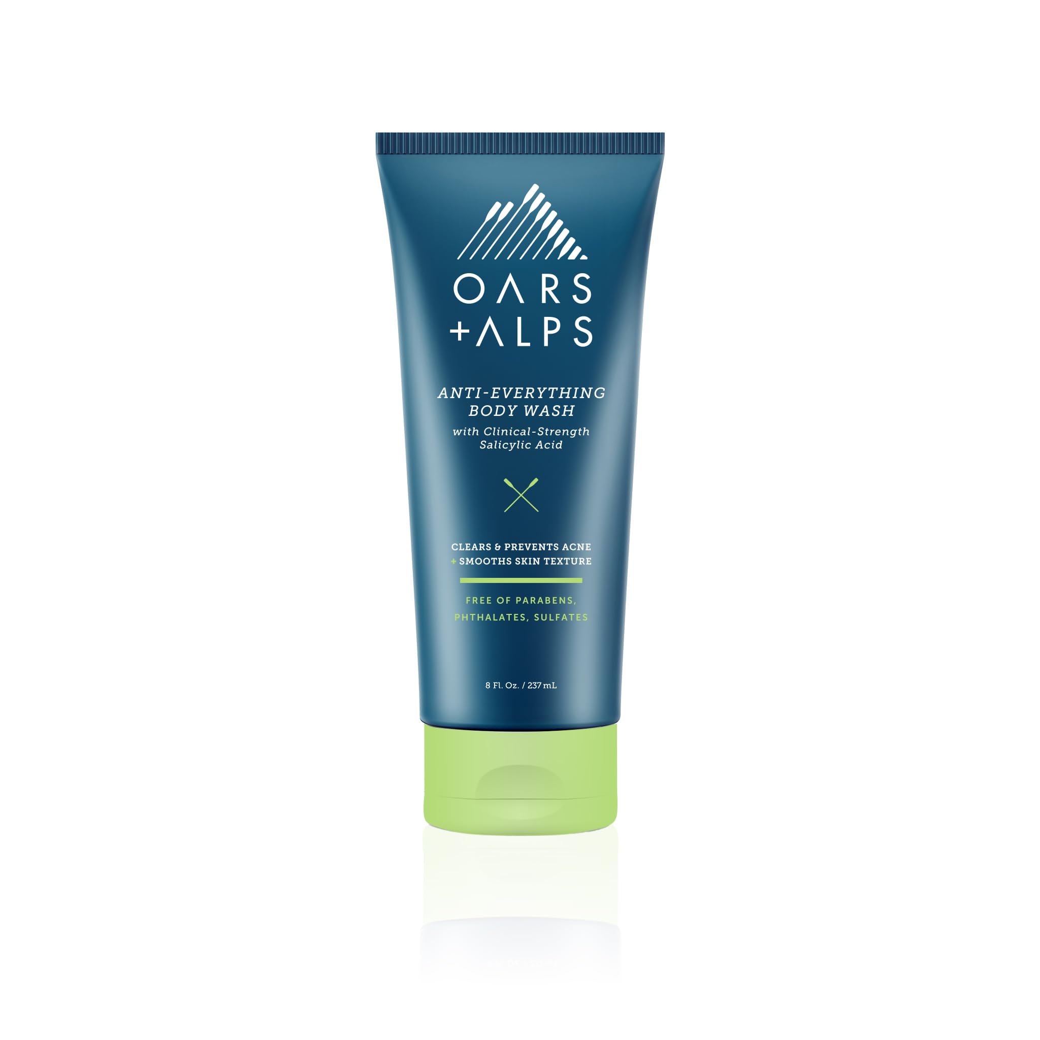 Photo 1 of Oars + Alps Anti-Everything Body Wash for Men, Acne-Fighting, Salicylic Acid, Niacinamide & Vitamin C, Clears Skin & Reduces Inflammation, Deep Sea Glacier Scent, 8 Fl Oz