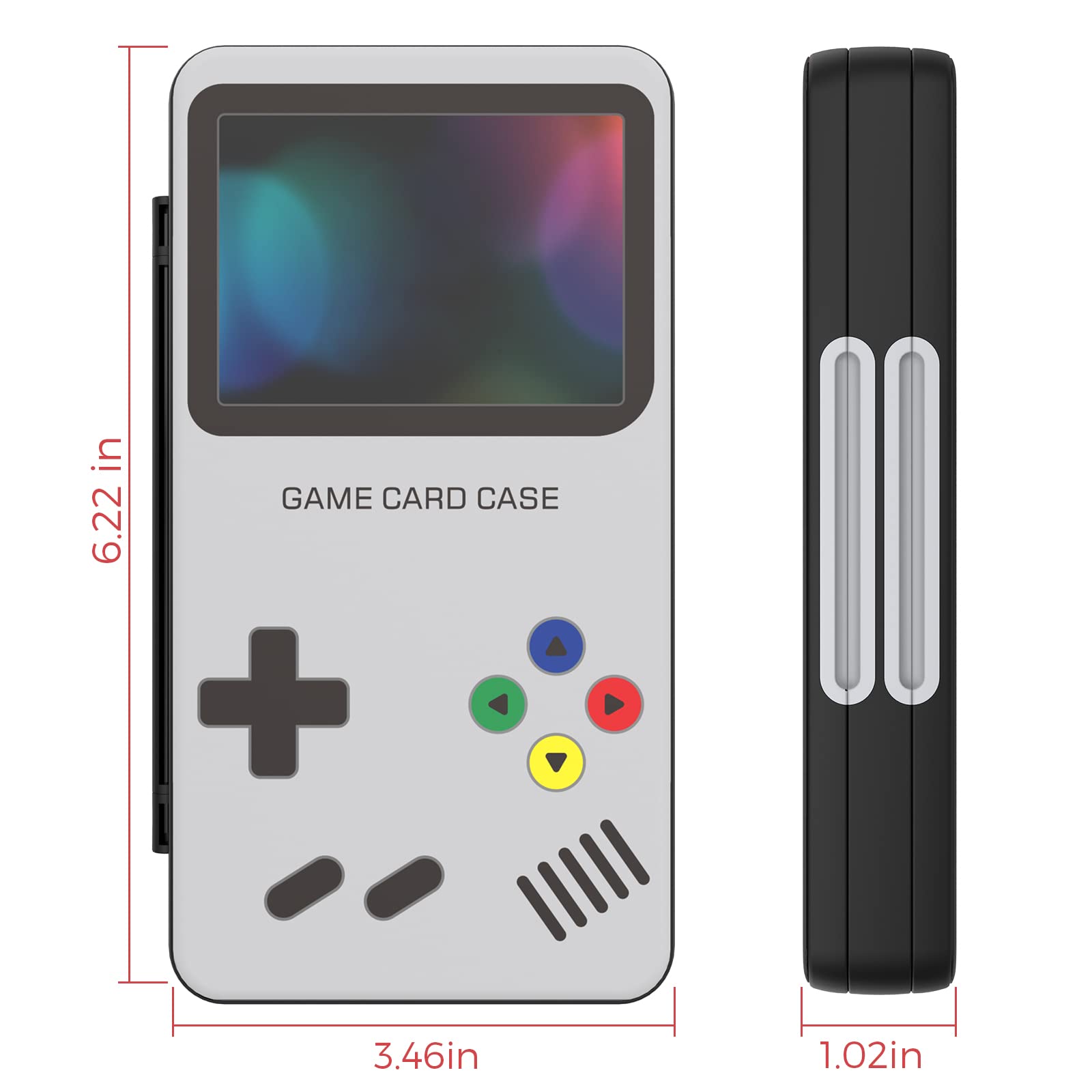 HEIYING Switch Spiele Aufbewahrungsbox für Nintendo Switch 2 5