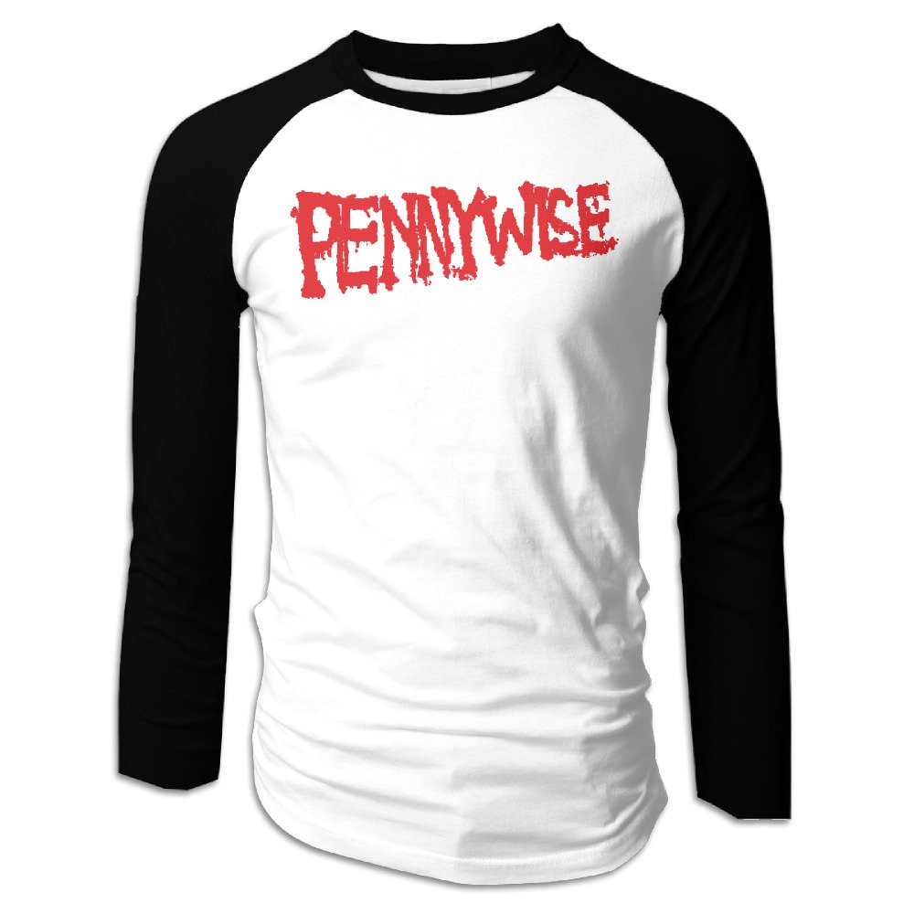 Pennywise Punk Rock Band Printed Raglan Tops Shirt 2118 Jznovelty
