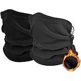 YTGUORKC Neck Gaiter Ski Mask, Balaclava Face Mask Men, Adjustable Reusable Windproof Face Covering Face Scarf for Men Women