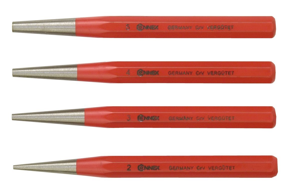 Connex COXT660104 Drift Punch Set, Silver/Red