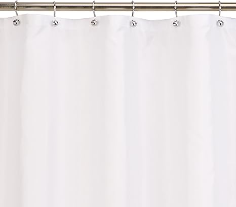 Carnation Home Fashions 70 Inch By 78 Inch Fabric Shower Curtain
