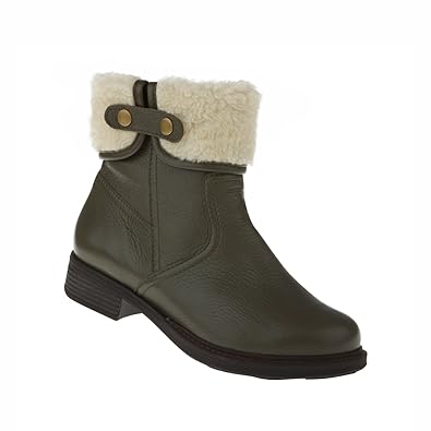 Natural Feet Tessamino Damen Stiefelette aus Hirschleder | klassisch | Weite H | für Einlagen