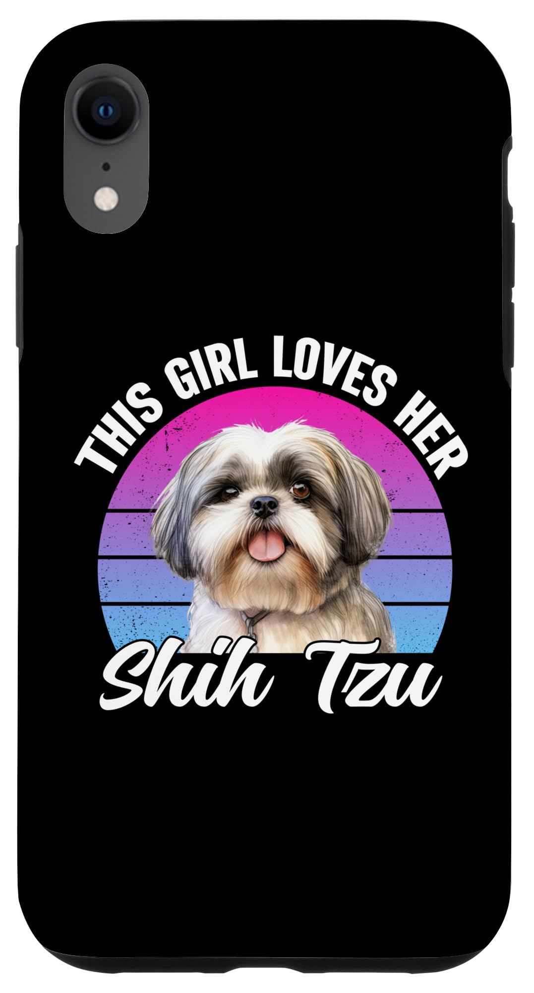 This Girl Loves Her Shih Tzu Funny Shih Tzu Dog Case for iPhone XR