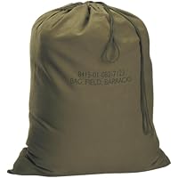 Bolsa De Herramientas De Lona Color Verde Oliva Y Cuero | Meses Sin Interés