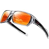 WIESMANN Sports Sunglasses,Polarized Sunglasses for Men and Women UV Protection Square Cycling Fishing Sun glasses 18031