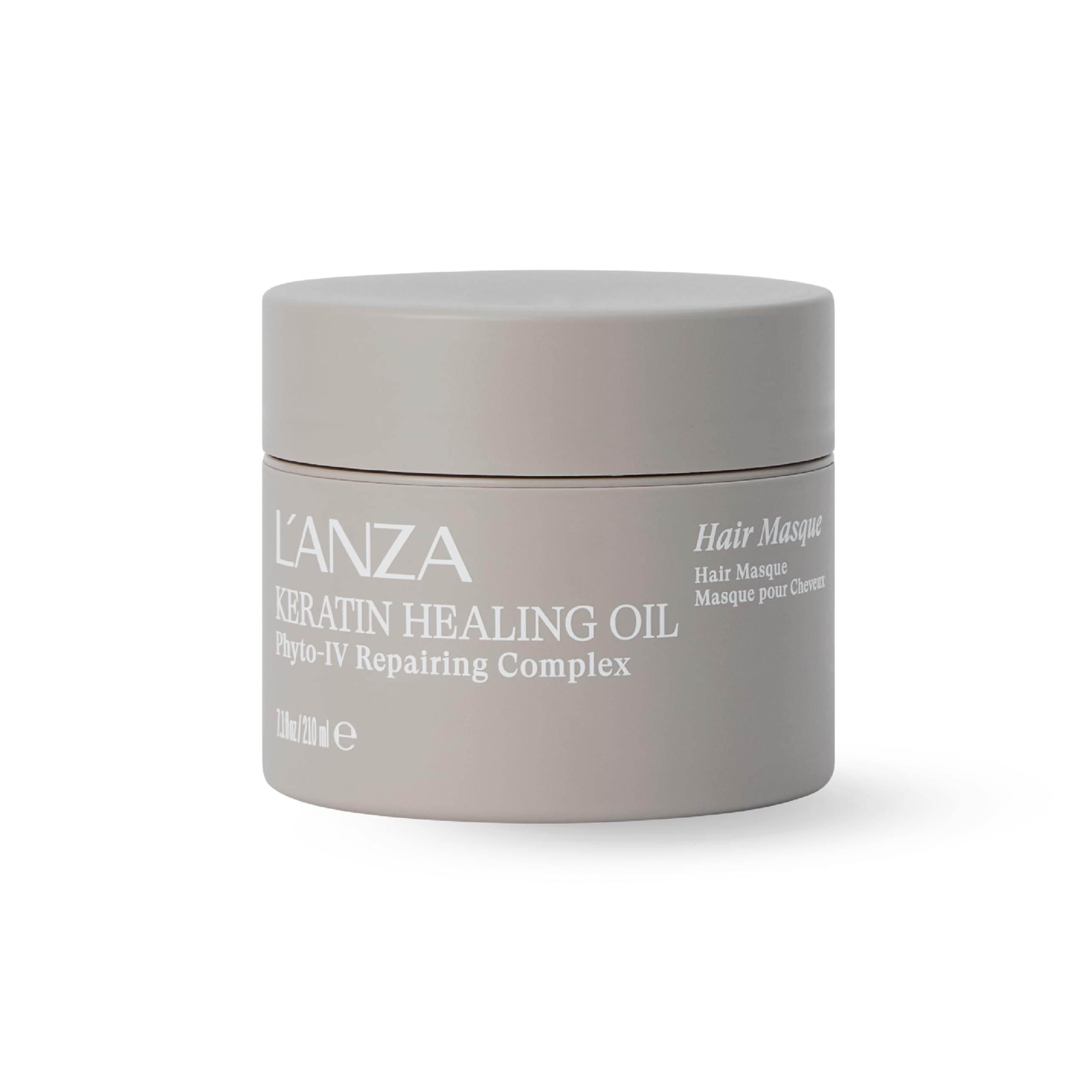L'ANZA Keratin Healing Oil Intensive Hair Masque for Damaged Hair - Nourishes, Repairs, and Boosts Hair Shine and Strength for a Silky Look, Sulfate-free, Paraben-free, Gluten-free (200ml)