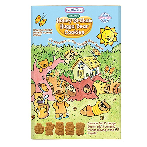 Healthy Times Organic Hugga Bear Honey Graham Cookies, 6.5 Ounce