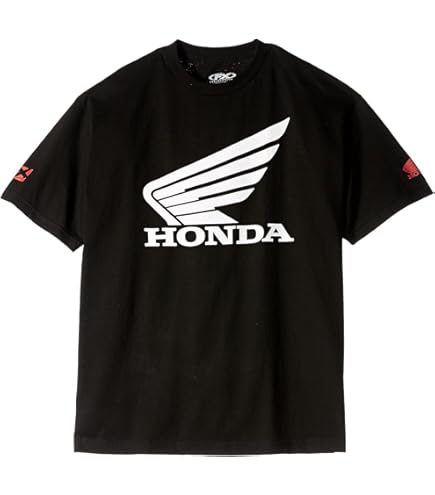 Age Factory ICED LOGO Tシャツ Factory Effex 'Honda' Horizontal T-Shirt (Red, Medium