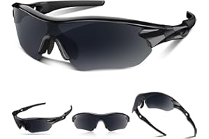 ROSEMAL Polarized Sports Sunglasses for Men Women Youth Baseball Running Fishing Tennis Golf Cycling Driving Motor TAC UV400 TR90