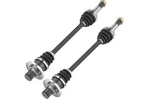 Youxmoto Rear CV Axle Fit for Yamaha Rhino 450 4x4 2006 2007 2008 2009, For Rhino 660 4x4 2004-2007, Rear Left/Right, For 5UG-F530T-20-00 5UG-F53B0-21-00, 4340 Chromoly Steel Drive Half Shaft