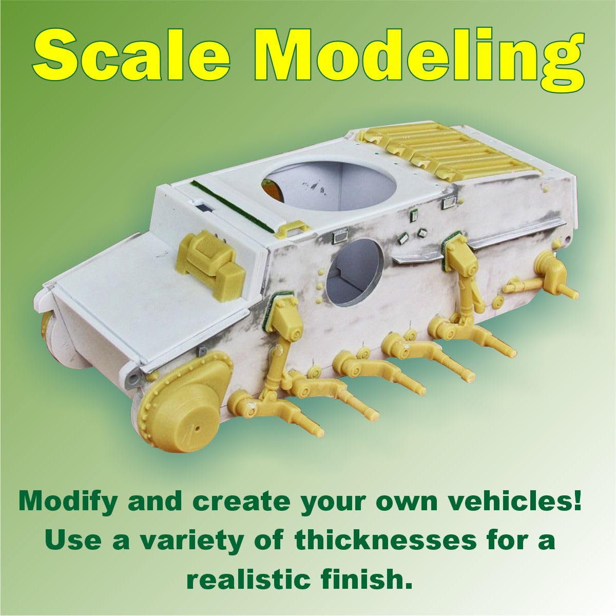 LITKO 8x10-inch Polystyrene Flexible Craft Sheets